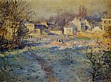 White Frost by Claude Monet
